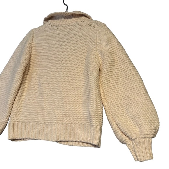 Mini Boden | Cream Bobble Knit Cardigan Sweater Size 6-7Y - Picture 6 of 11